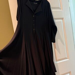 Sympli Black Button-Down Dress